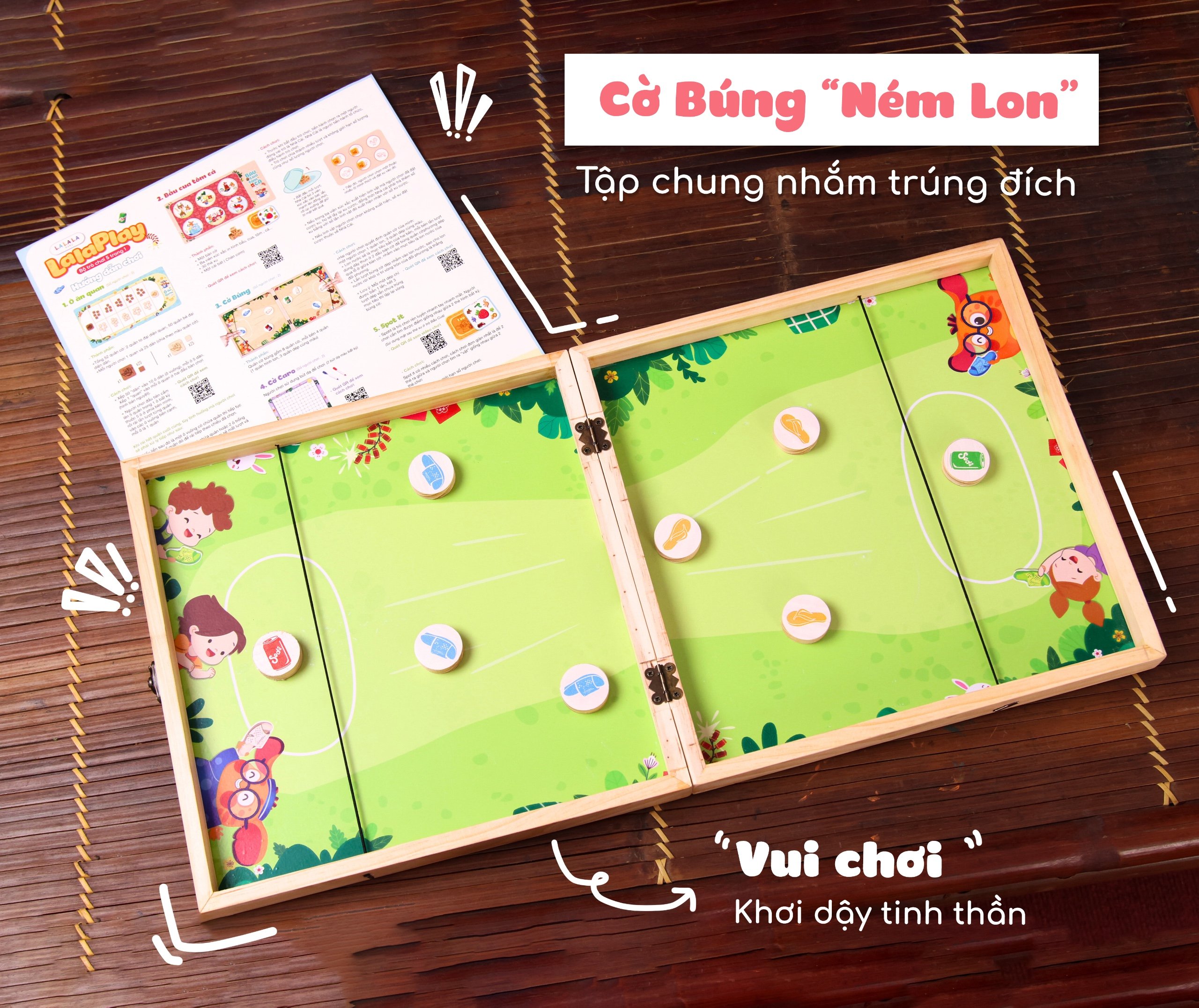 Bộ 5 Trò Chơi Dân Gian 5in1 Lala Play - Chính hãng Lalala Baby