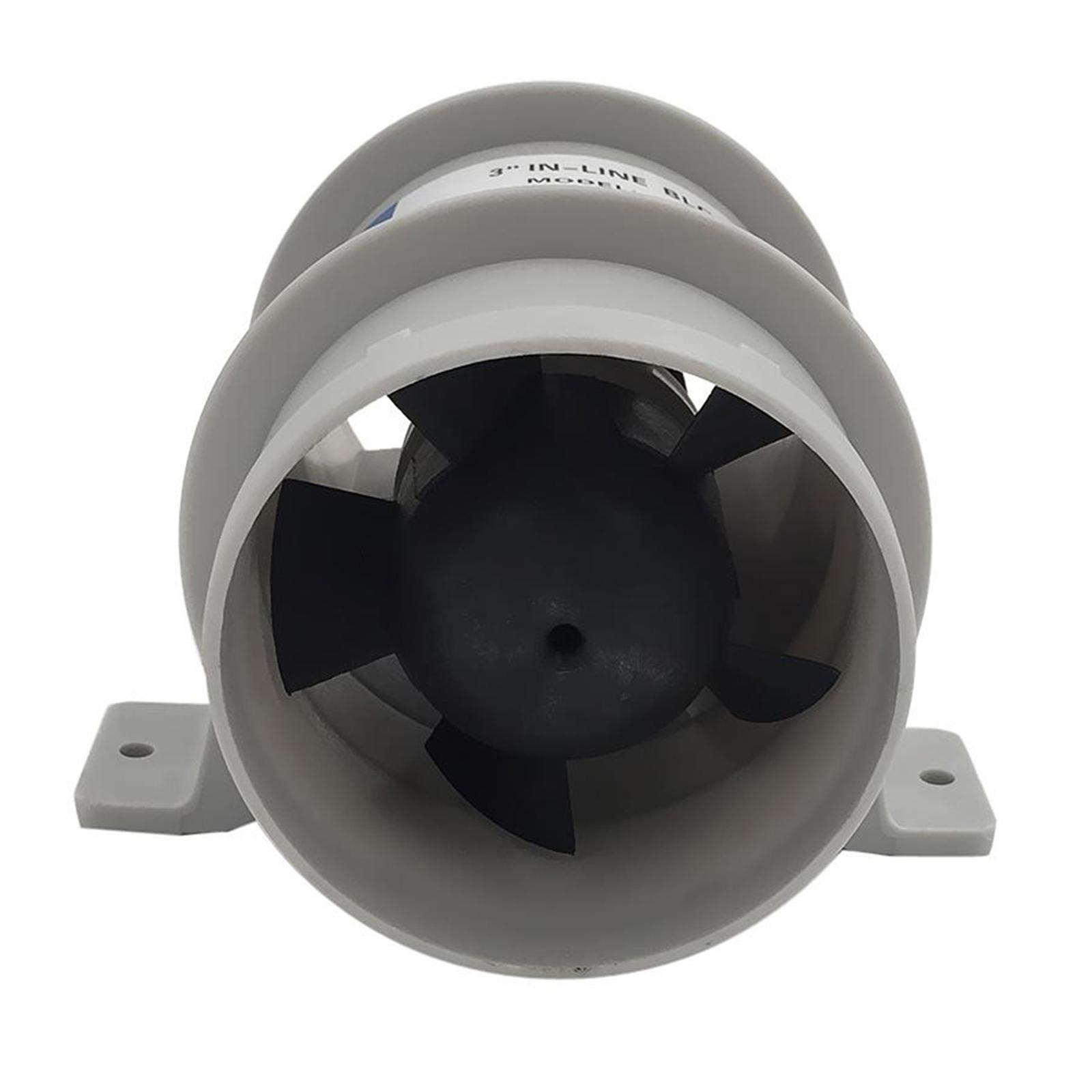 Marine 4"  Bilge  Blower 12   Water Resistant White Suit Boat