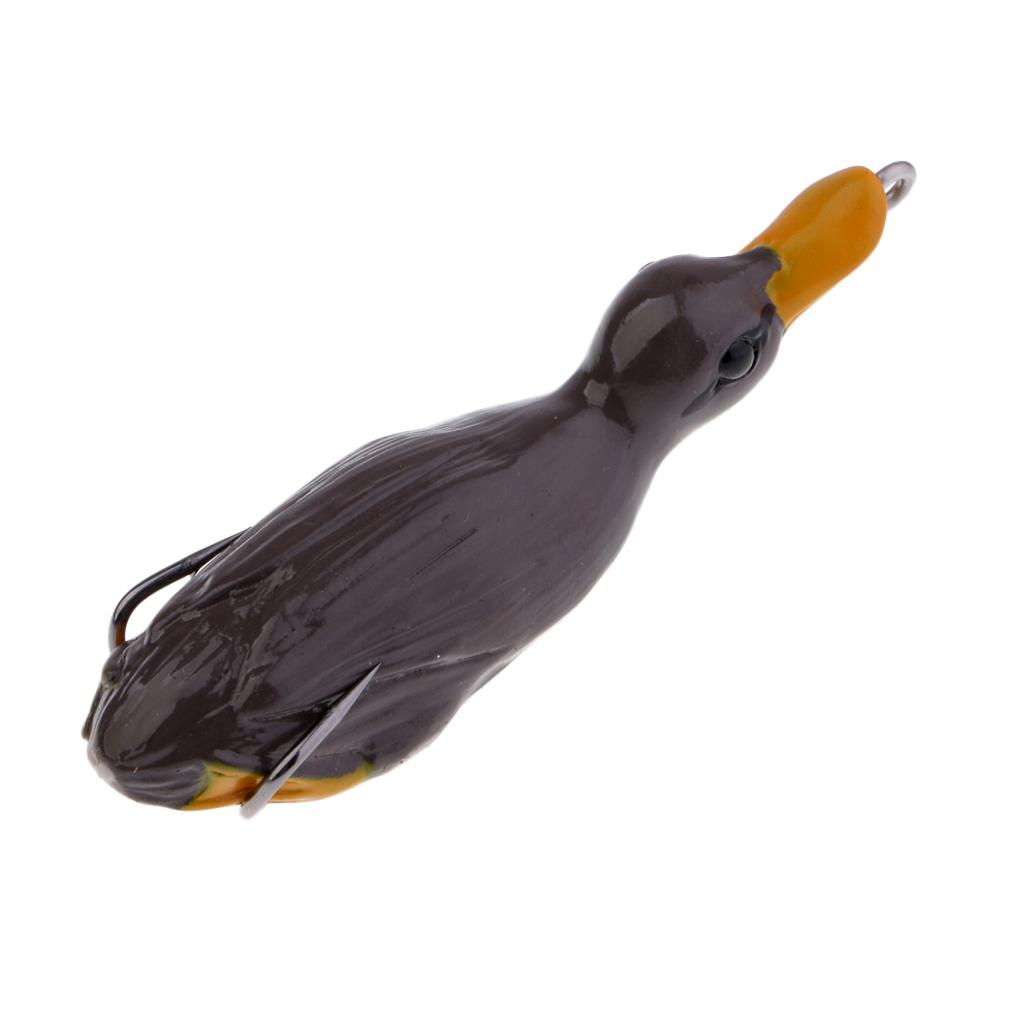3pcs Duck Design Soft Frog Fishing Lures Artificial Baits Floating Swimbait