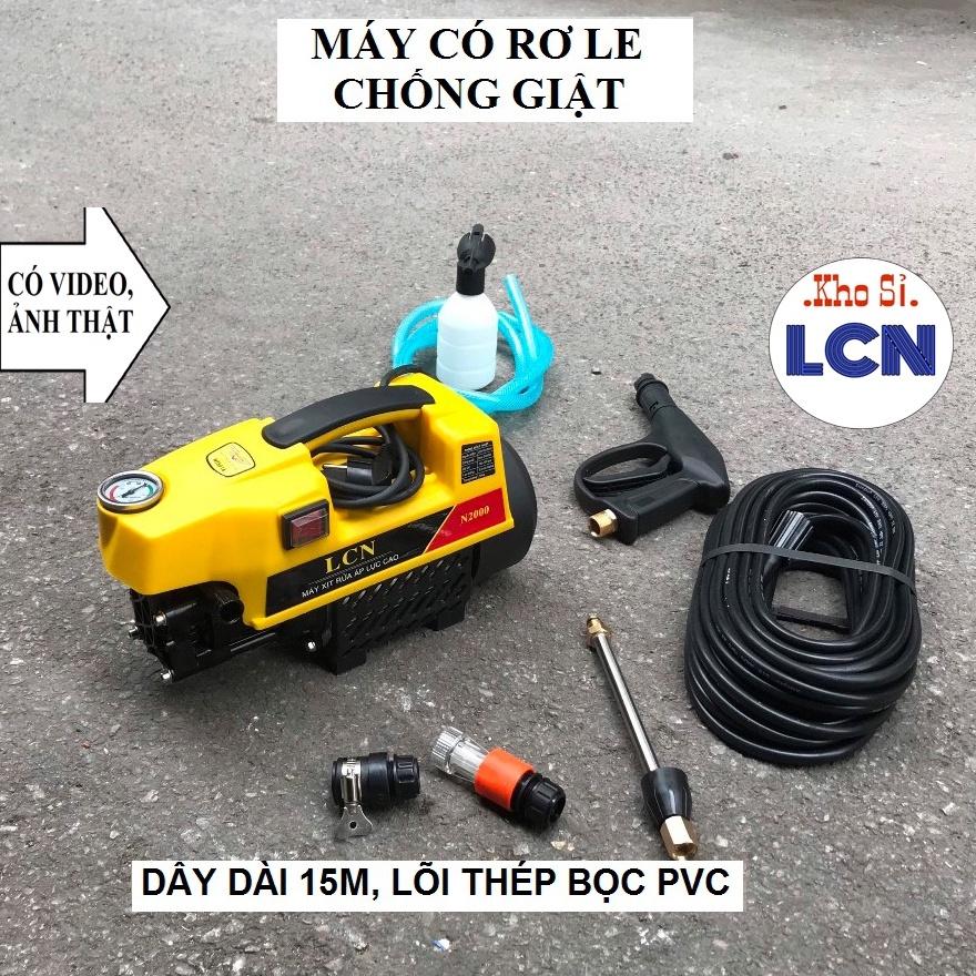 Máy Rửa Xe LCN 6 Dây Đồng Hàng Loại 1 Máy Rửa Xe Gia Đình Chính Hãng