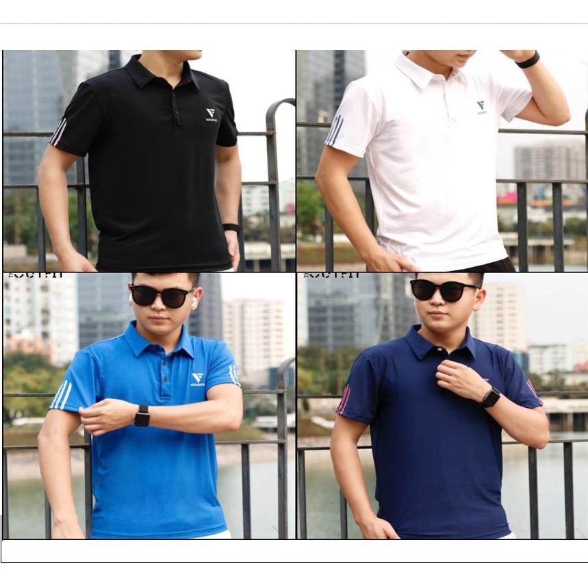 Áo Thun Thể Thao Nam LUZADO, Áo Polo nam tay ngắn có cổ bẻ, basic, Chất vải Thun Lạnh cotton cá sấu cao cấp