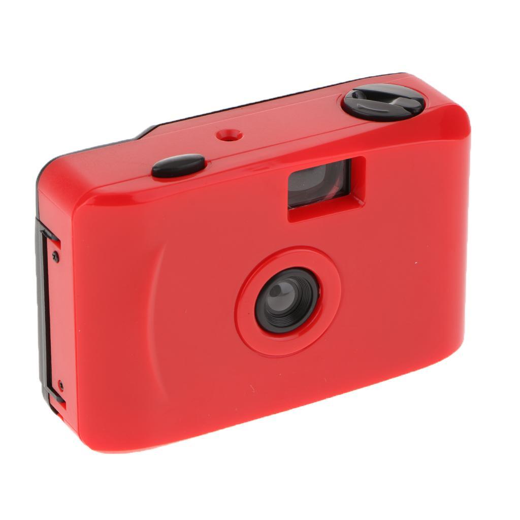 16FT Waterproof 35mm Film Camera with Case for Scuba Diving, Snorkeling Red