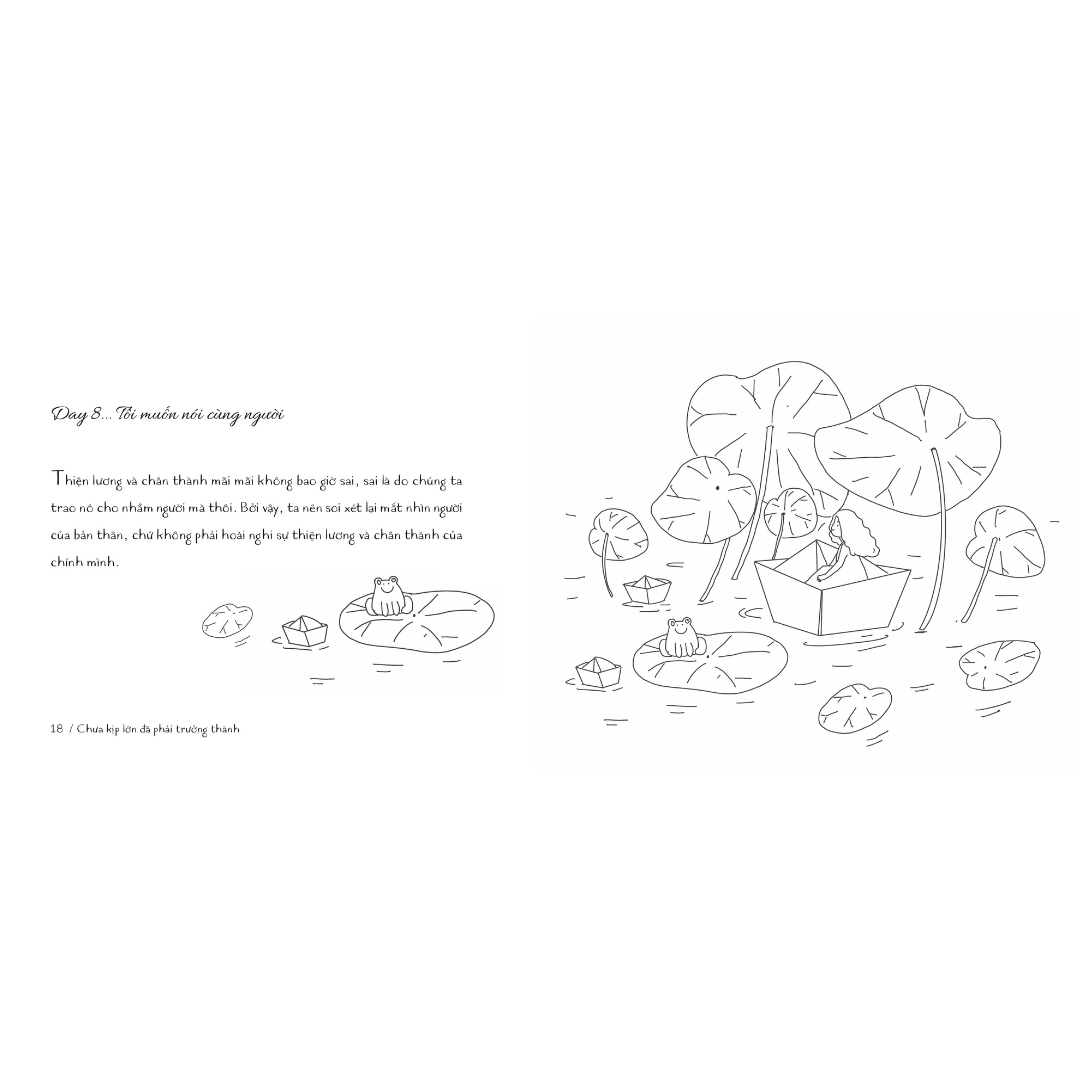 Sách Chưa Kịp Lớn Đã Phải Trưởng Thành - Tô Màu Cuộc Sống