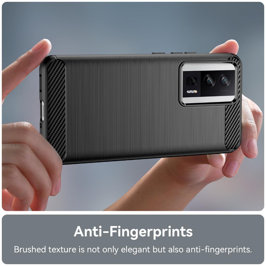 Ốp lưng cho Xiaomi Redmi K60 Pro,Poco F5 Pro silicone mềm Carbone phay xước chống sốc chống vân tay