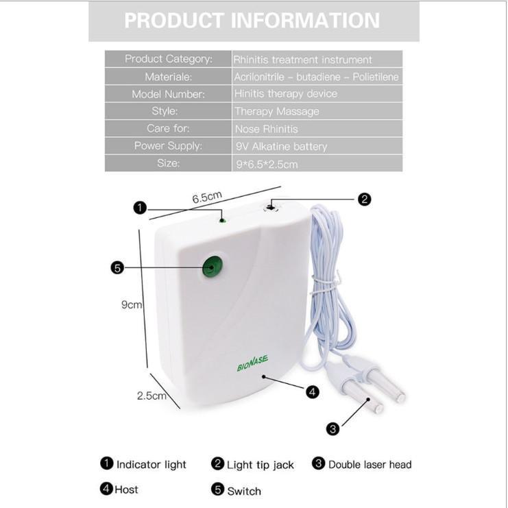 Thiết Bị Trị Liệu Viêm Mũi IR Rhinology Tech - Home and Garden