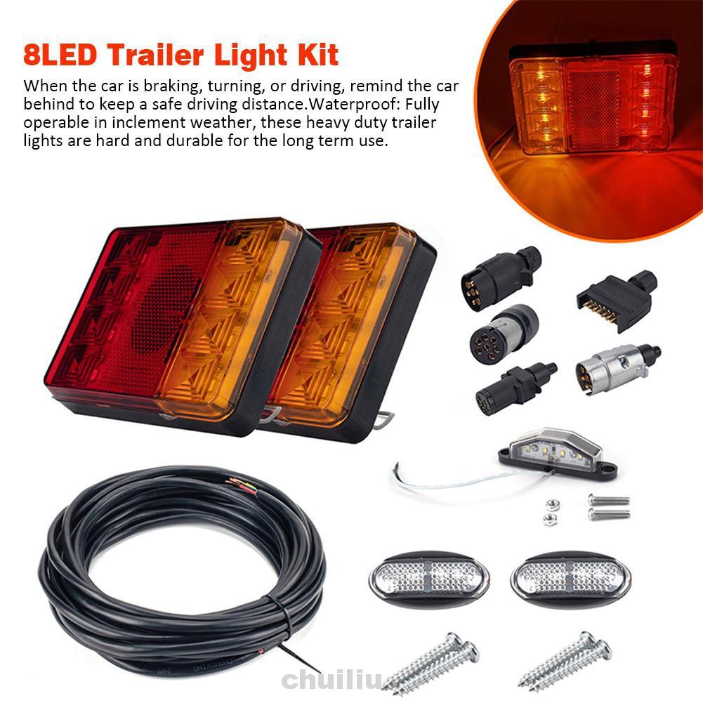 Bộ 8 Đèn Led Tín Hiệu Cho Xe Tải