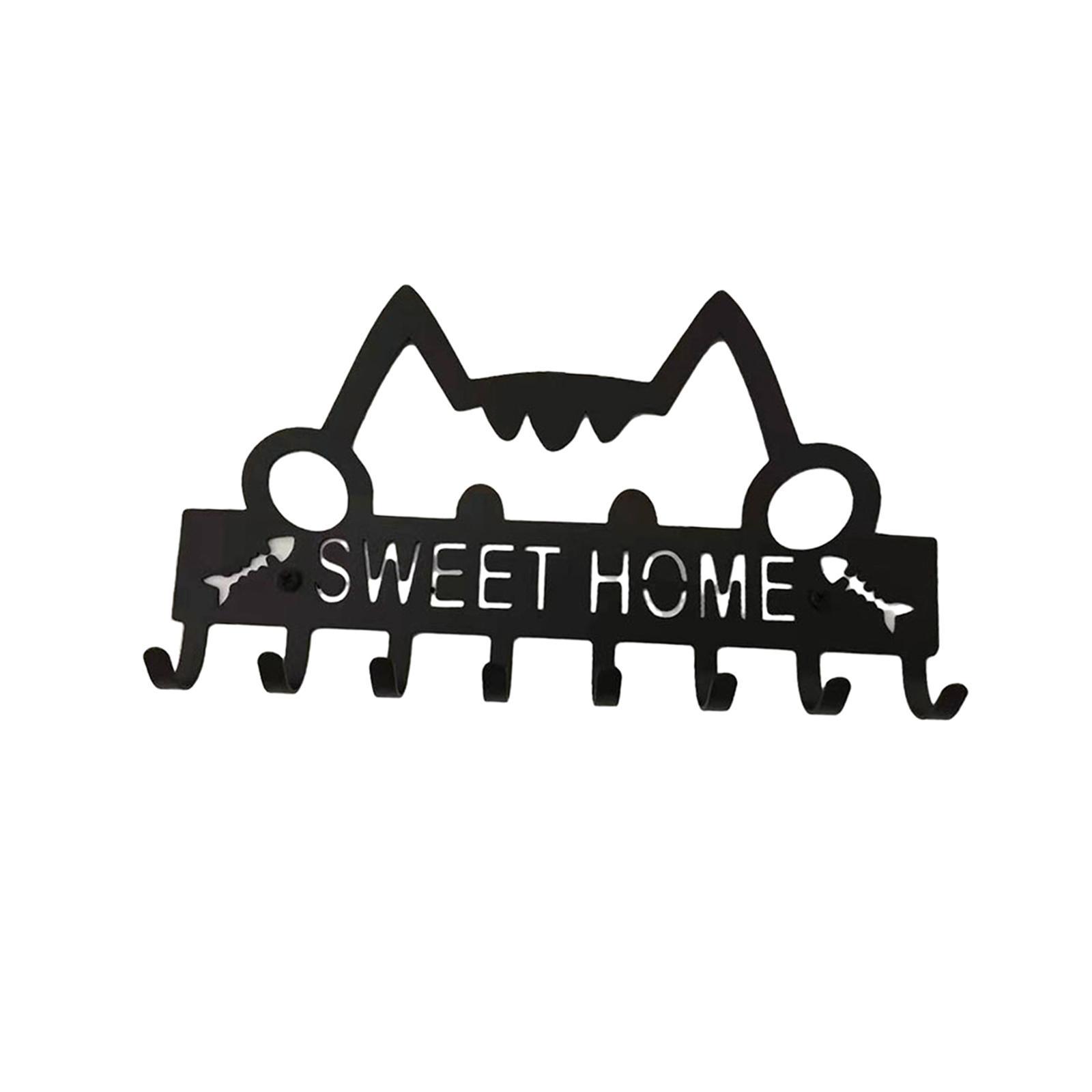 Sweet Home Wall Hanger Key Holder Hooks Key Rack for Decoration Entryway Bag