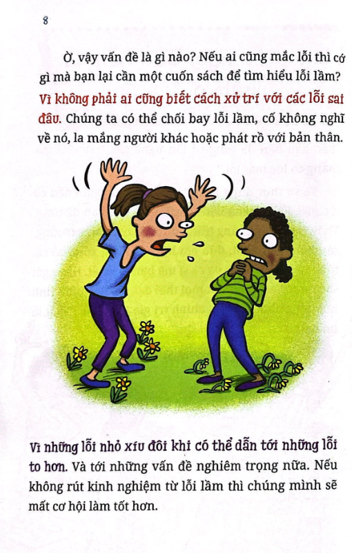 Kỹ năng học đường: Mắc lỗi ư? Đừng sợ!