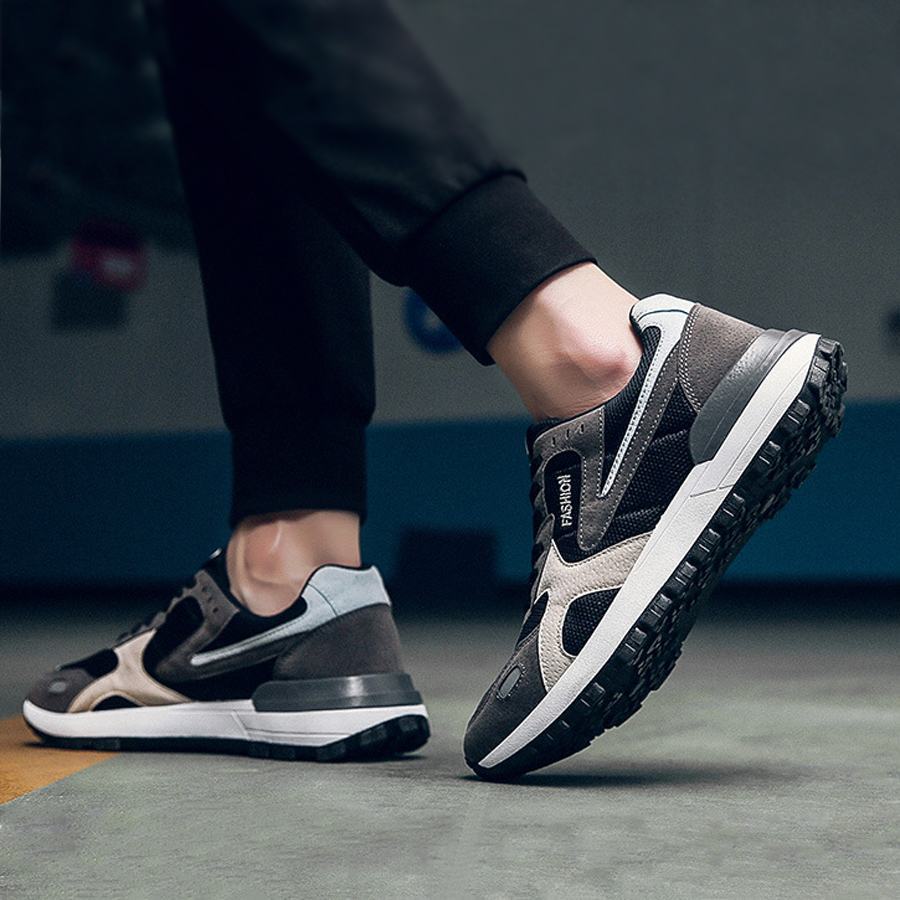 Giày Thể Thao Sneaker Nam Phiên Bản Giới Hạn - Da PU cao cấp mềm mại, kết hợp vải sợi thoáng khí bền