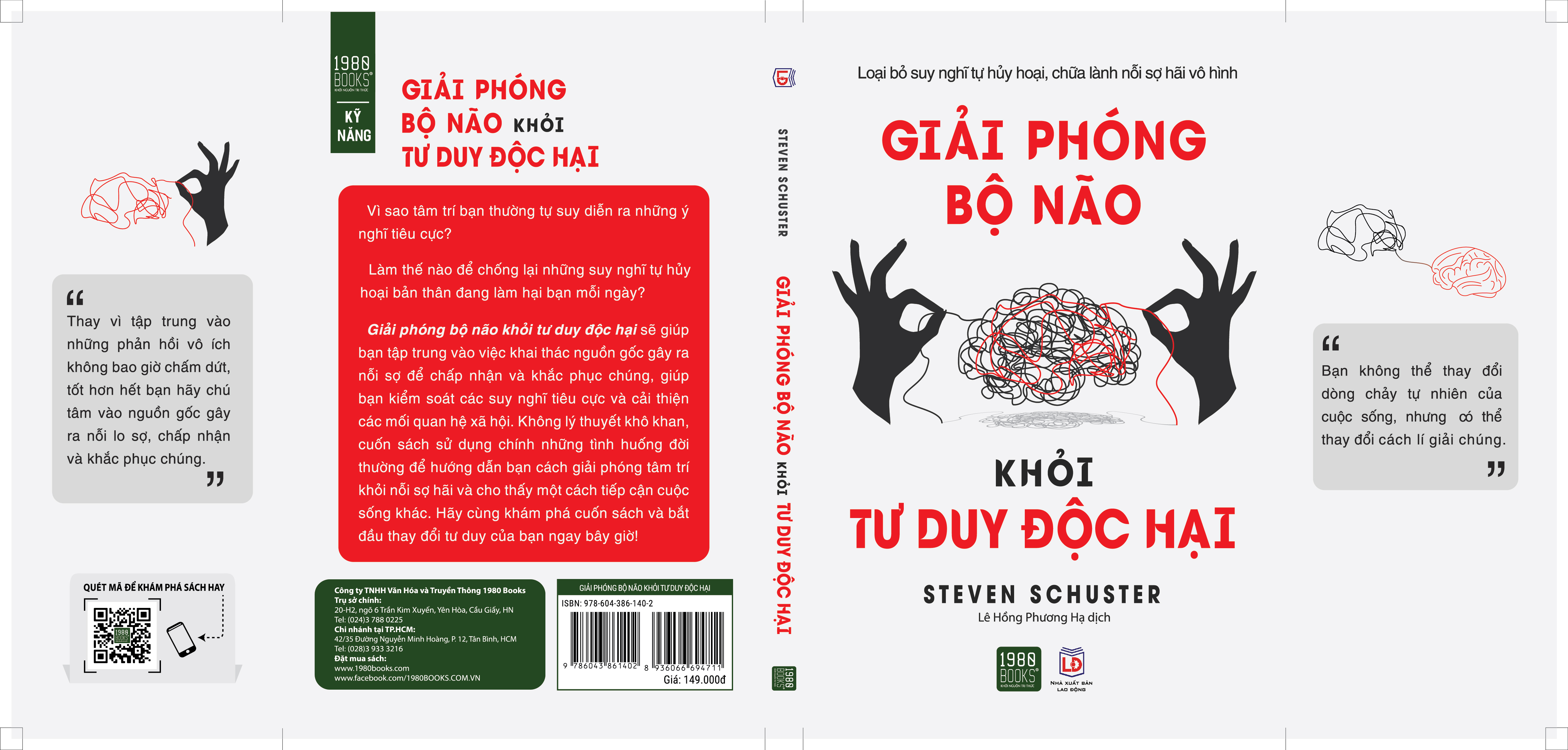 Giải phóng bộ não khỏi tư duy độc hại - Steven Schuster (1980BOOKS HCM)