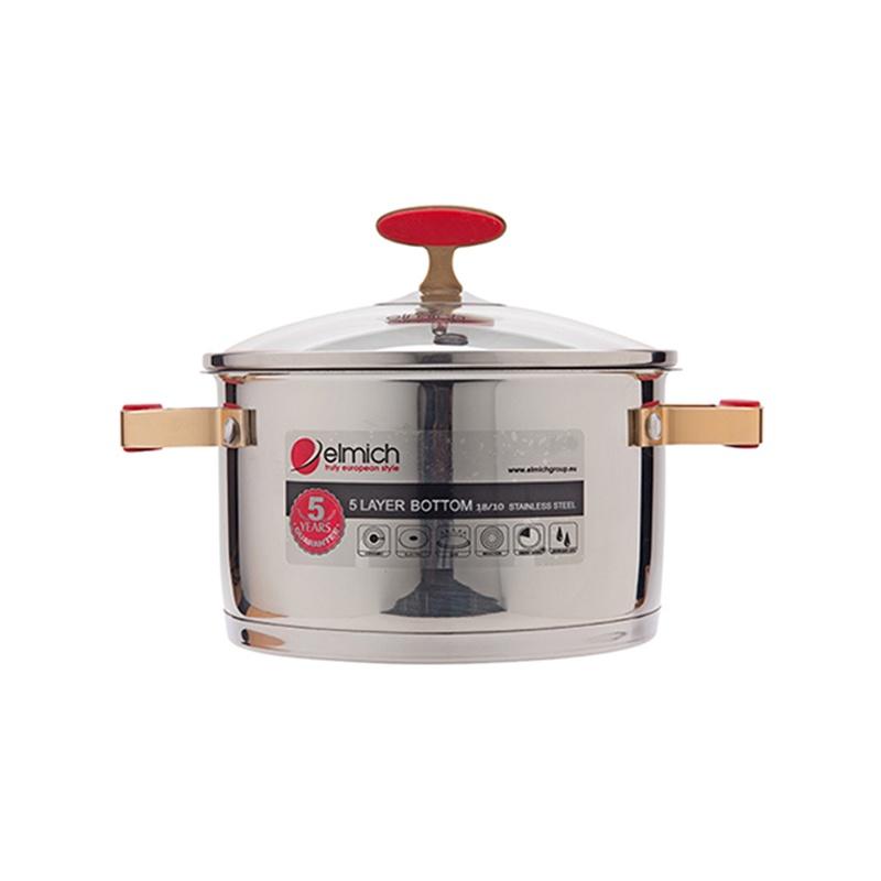 Xoong inox 304 Red Velvet 18cm