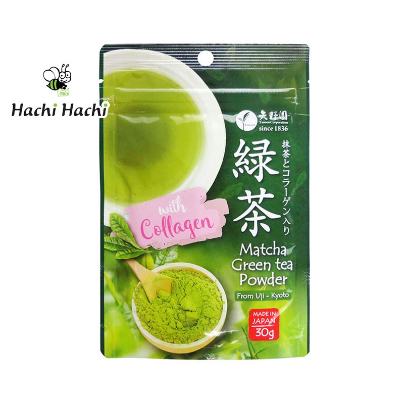 Bột Trà Xanh Yanoen Matcha Collagen 30g