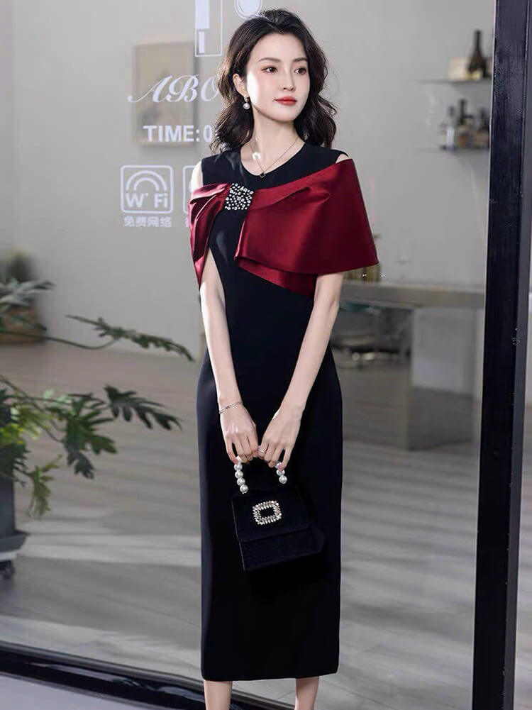 Đầm đính đá dự tiệc cao cấp