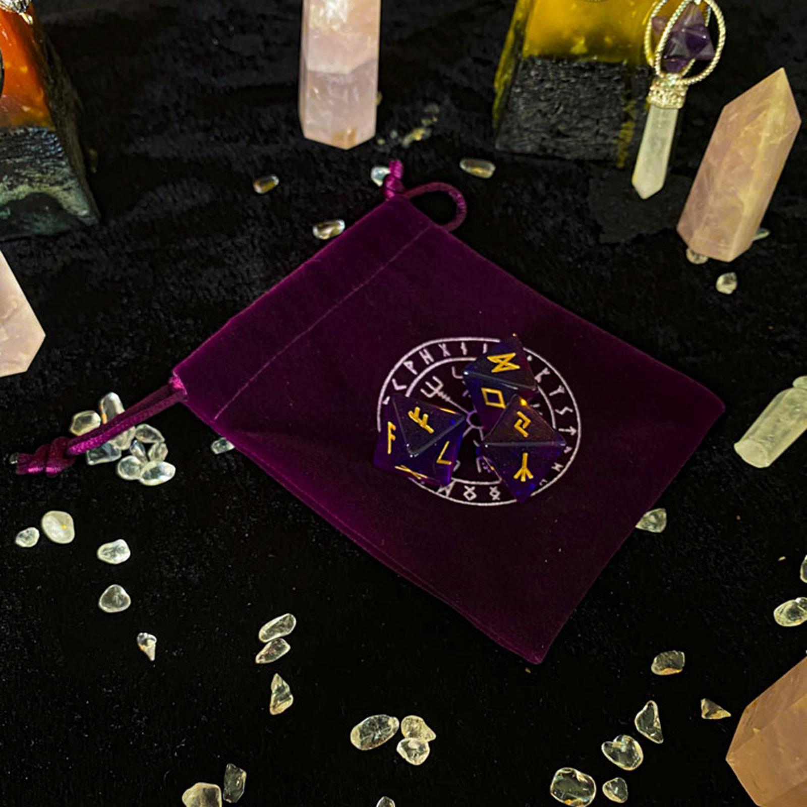 Durable Sky Rune Tarot Exquisite Divination Dice for Table Games Game Dice