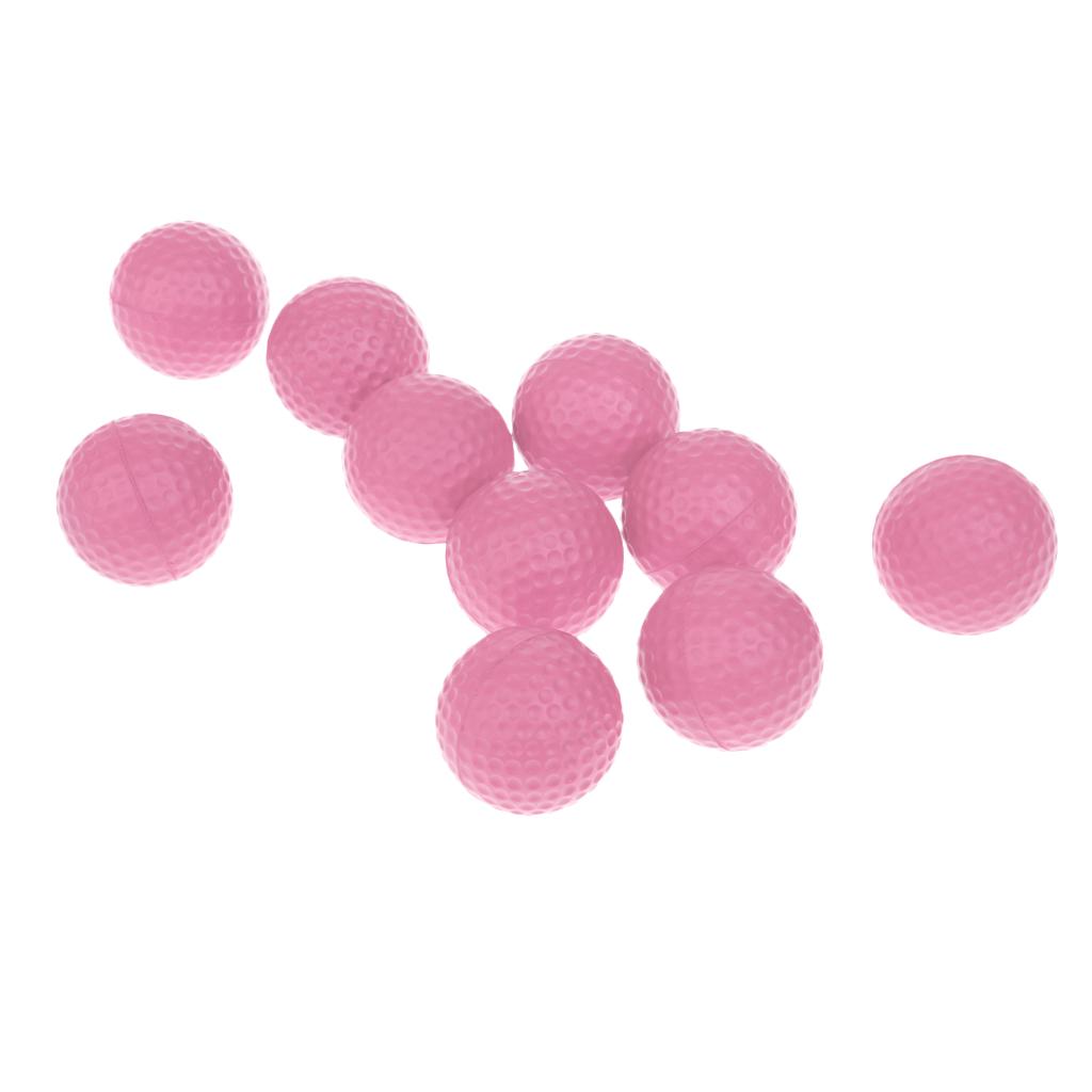 20pcs PU Foam Sponge Golf Training Balls Golf Practice Soft Balls Red/Pink