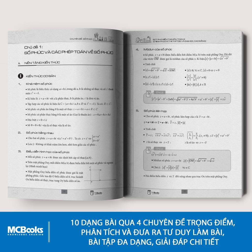 Sách - Bứt phá điểm thi môn Toán 2 (Chinh phục kì thiTHPT QG và Đại Học, Cao Đẳng)