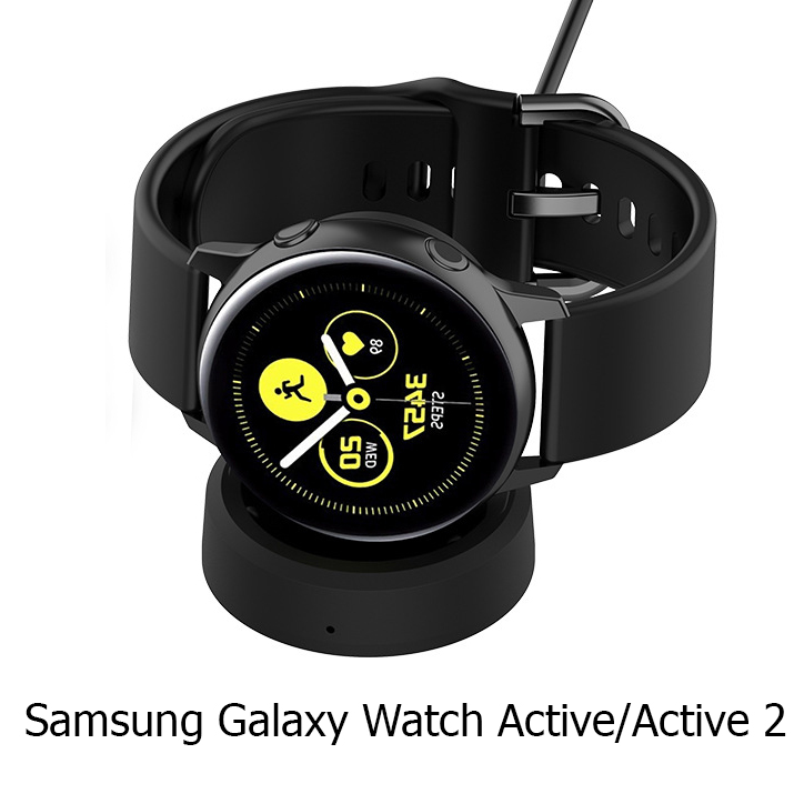 Dây Cáp Sạc Thay Thế Dành Cho Đồng Hồ Thông Minh Samsung Galaxy Watch Active / Active 2 Dạng Đế Dựa