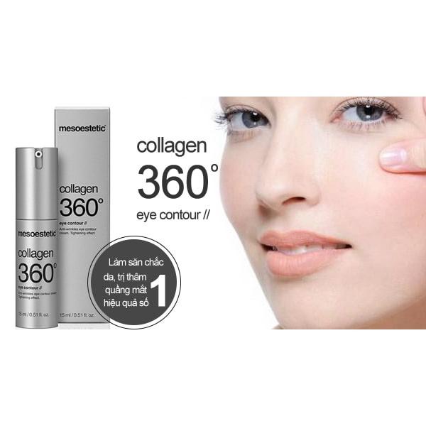 Collagen săn chắc da vùng mắt Mesoestetic Collagen 360 Eye Contour- Hee's Beauty Skincare