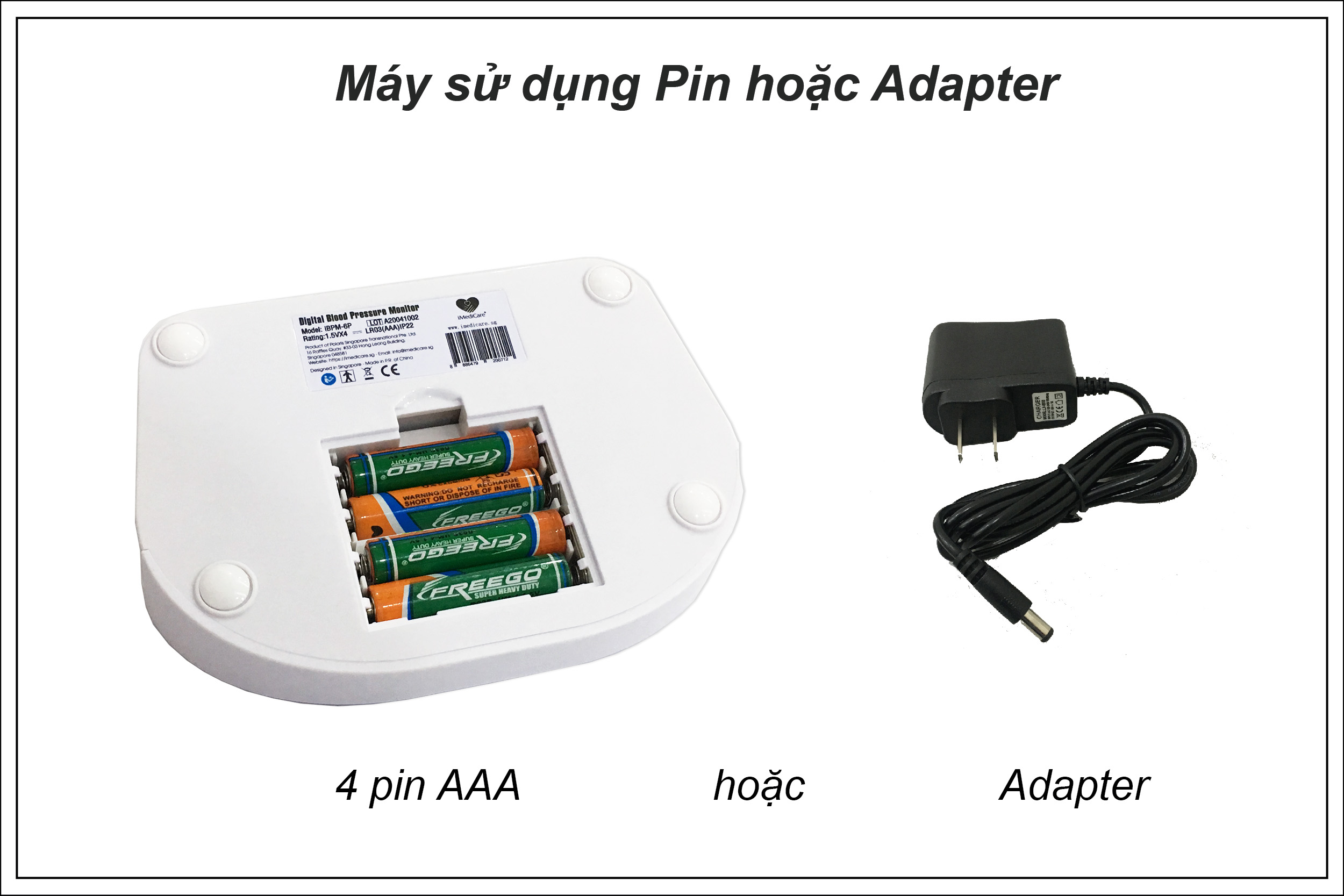 Máy đo huyết áp bắp tay tự động iMediCare iBPM-6P