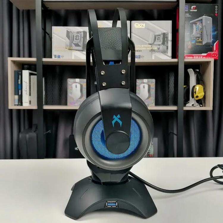 Tai nghe Xiberia K1 7.1 Meta Black Blue - Hàng chính hãng