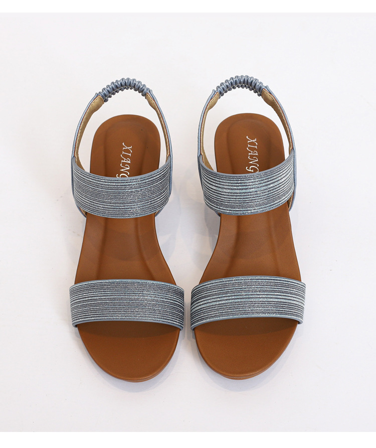 Giày quai ngang nữ giày sandals nữ dép quai hậu nữ cao 5 cm - 1418-169A
