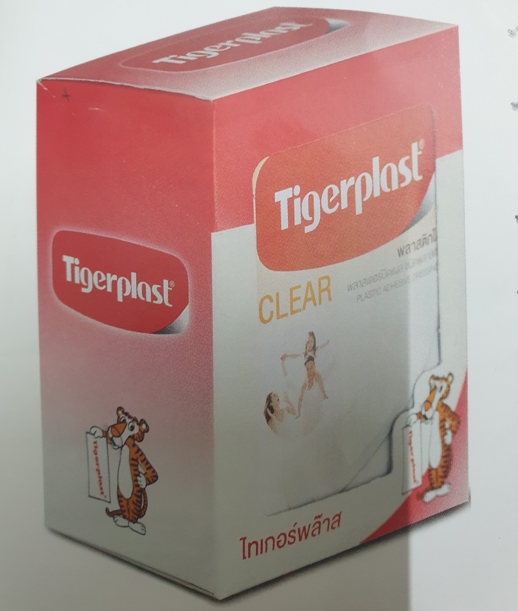 Băng cá nhân Tigerplast Clear Plastic Adhesive Pressing, trong suốt