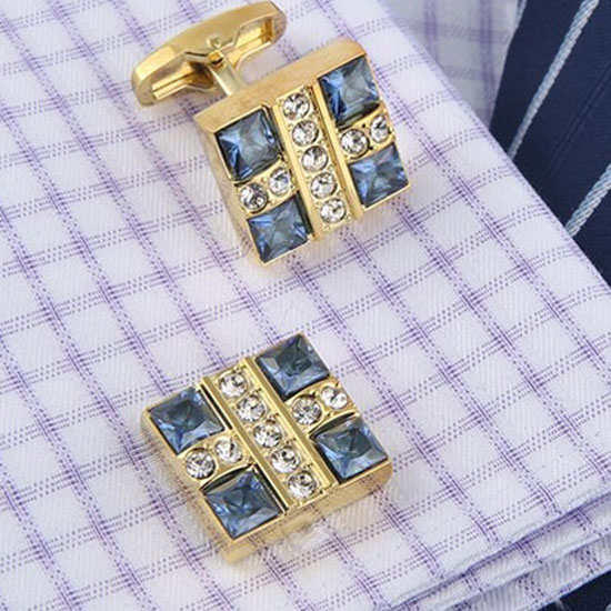 Bộ Khuy Măng Sét cài áo - Cufflink cài áo  Hàng  Cao Cấp QT1363