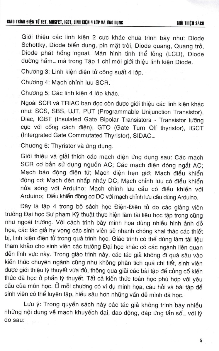 Giáo Trình Điện Tử FET - MOSFET - IGBT Linh Kiện 4 Lớp Và Ứng Dụng _STK