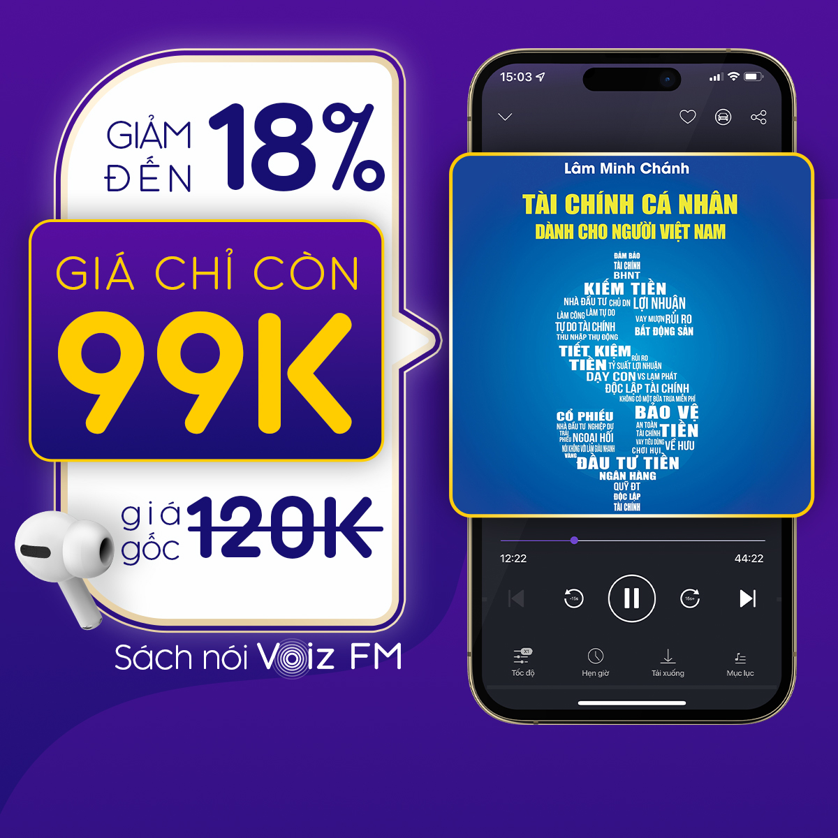 Voiz FM - Voucher nghe Sách Nói