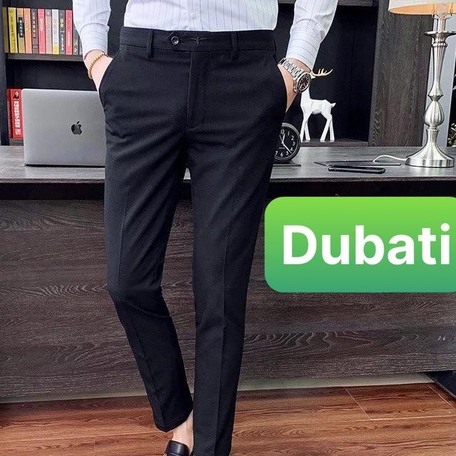 QUẦN TÂY ÂU NAM ỐNG CÔN CÔNG SỞ DÁNG ÔM CHẤT CO GIÃN- DUBATI FASHION