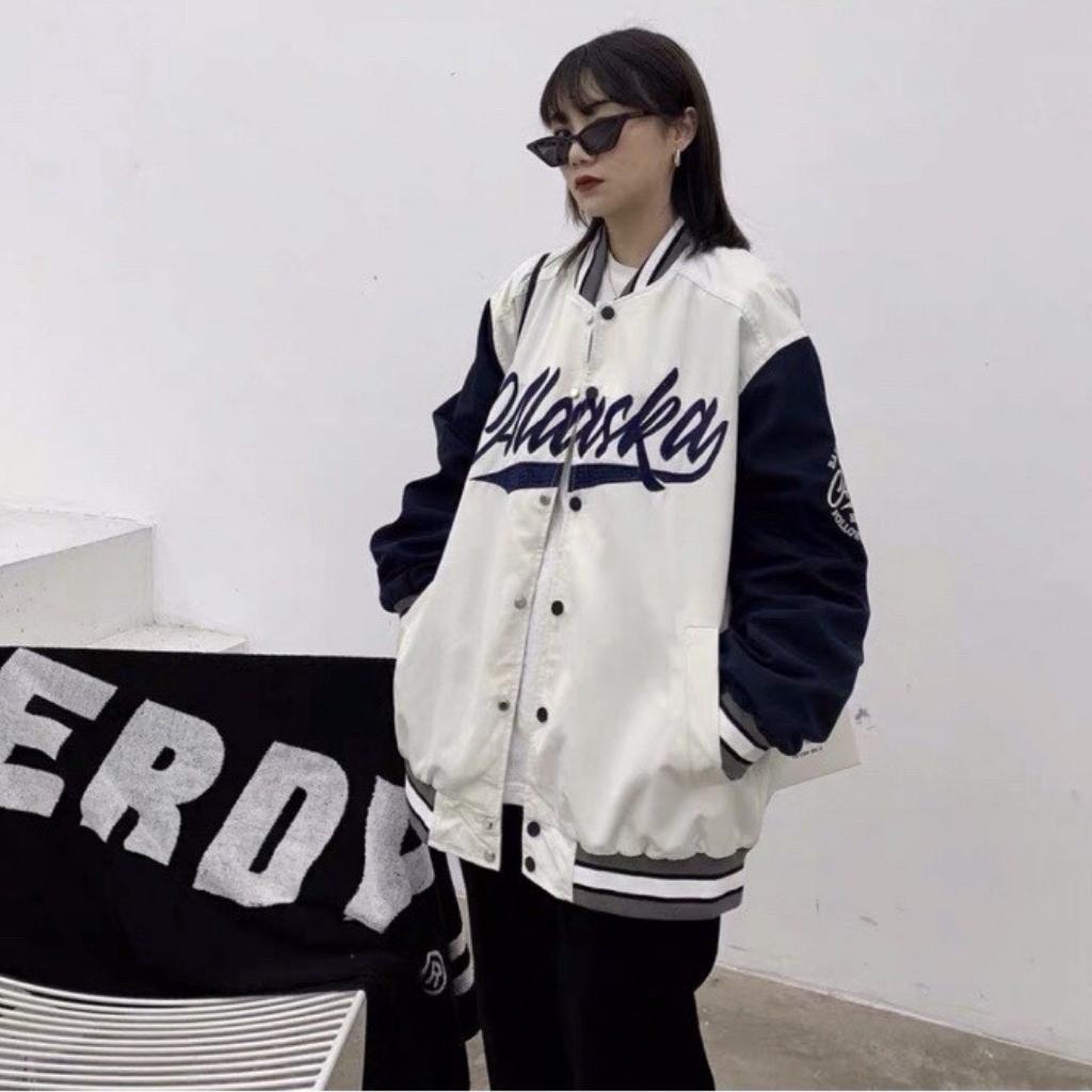 Áo khoác bomber nam nữ form rộng 2 lớp dù nam nữ ulzzang hottrend street style ALASKA Hàn Quốc rẻ đẹp
