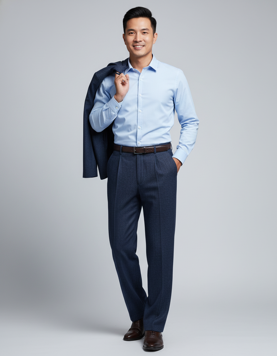 QUẦN TÂY NAM  XẾP LY