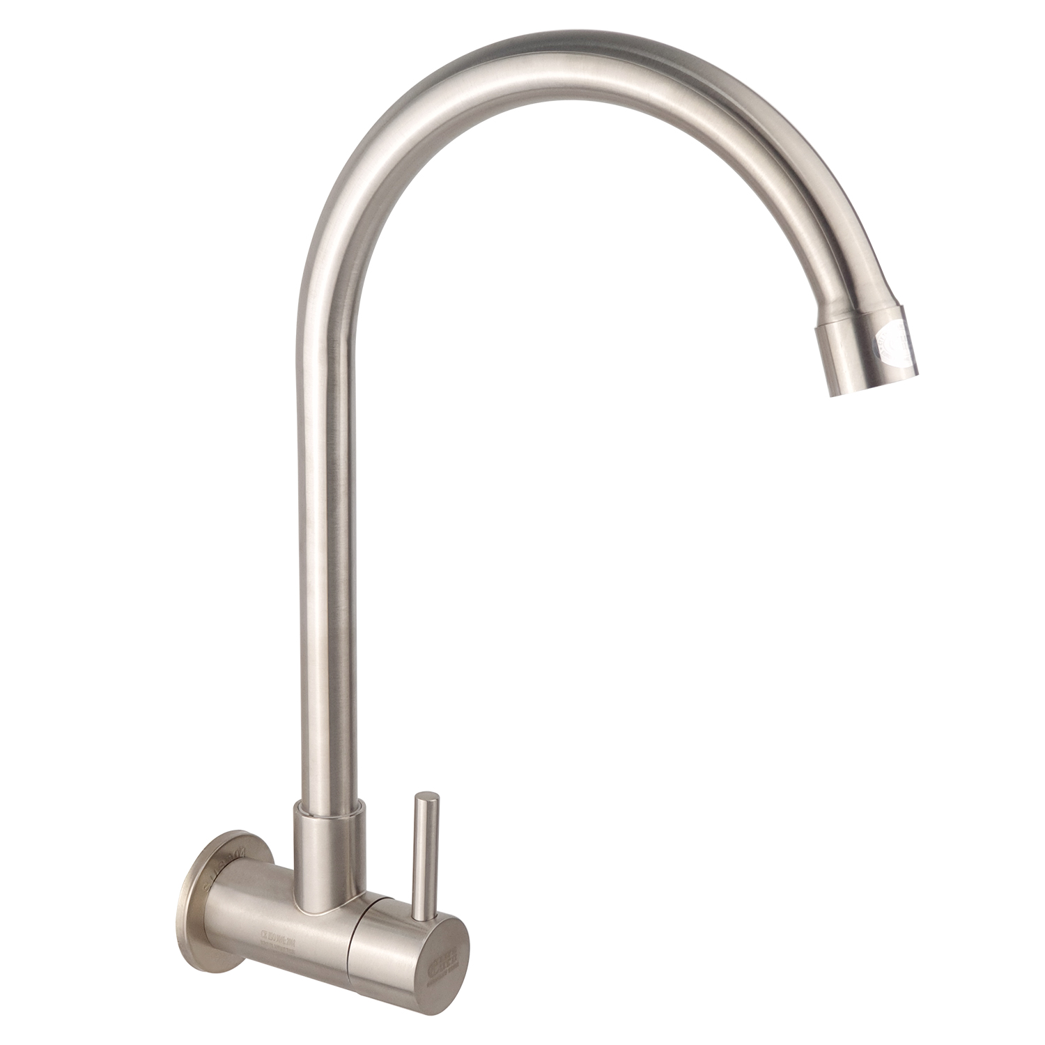 Vòi rửa chén lạnh âm tường Inox SUS 304 Eurolife EL-RC08