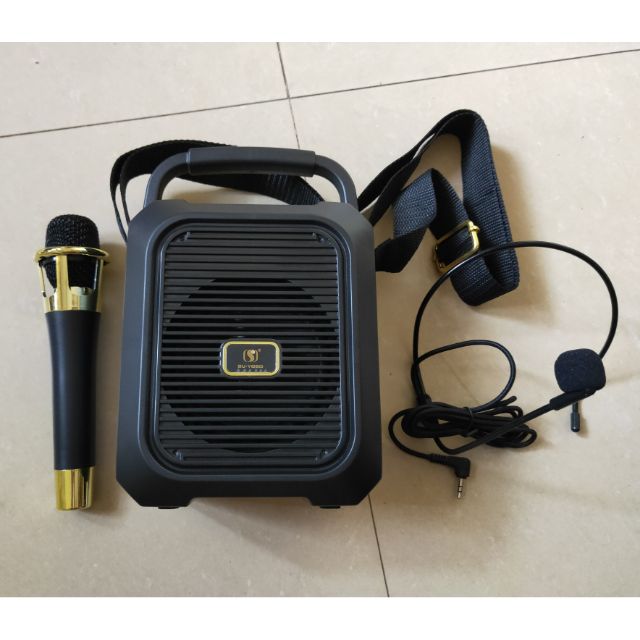 Loa trợ giảng karaoke Bluetooth mini YS-A29 (Tặng kèm micro không dây và micro trợ giảng)