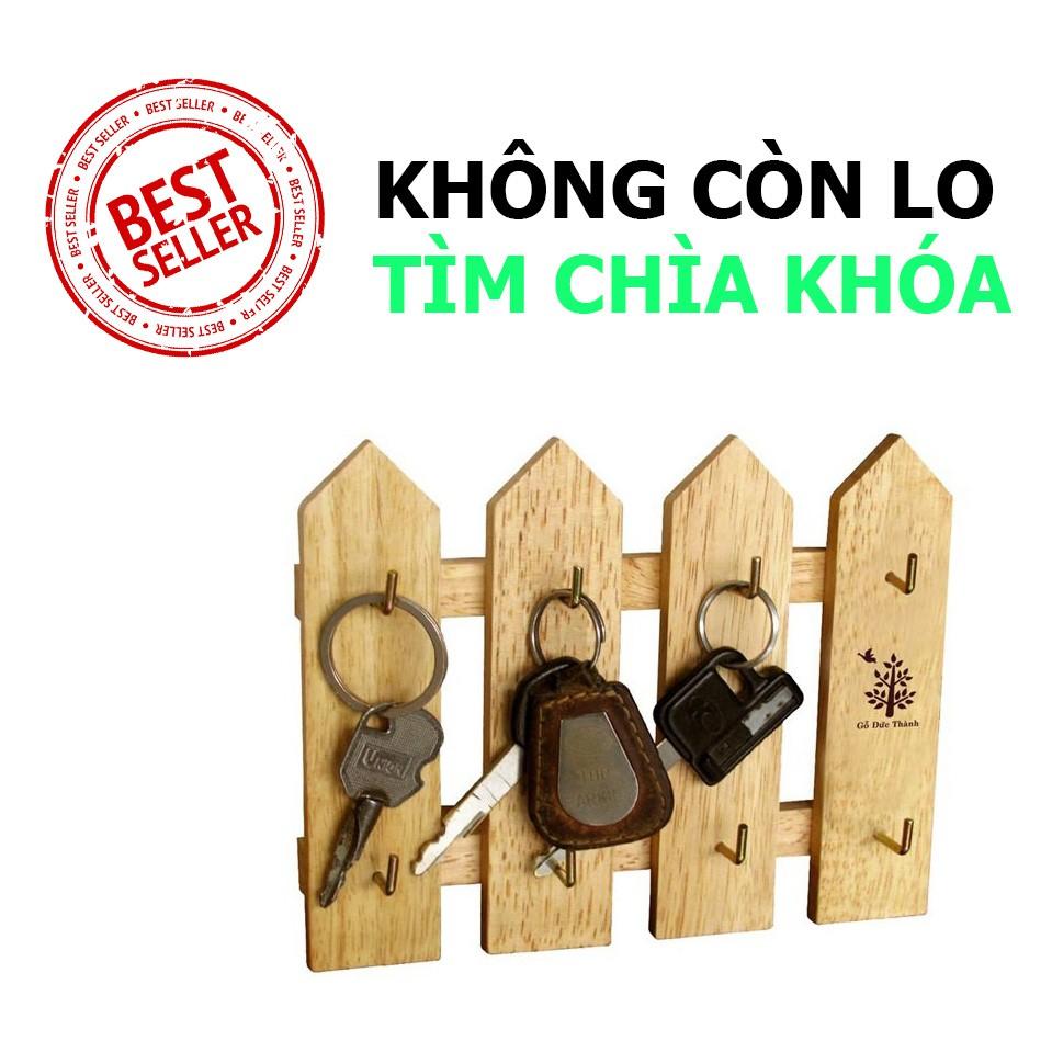 Hàng rào để chìa khóa 4 thanh gỗ