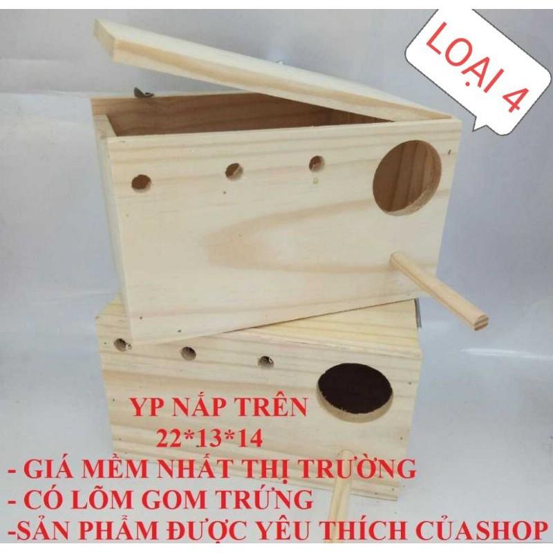 TỔ ĐẺ YẾN PHỤNG SIZE 22*13*14, GỖ THÔNG NGUYÊN KHỐI, KHÔNG TẠP CHẤT