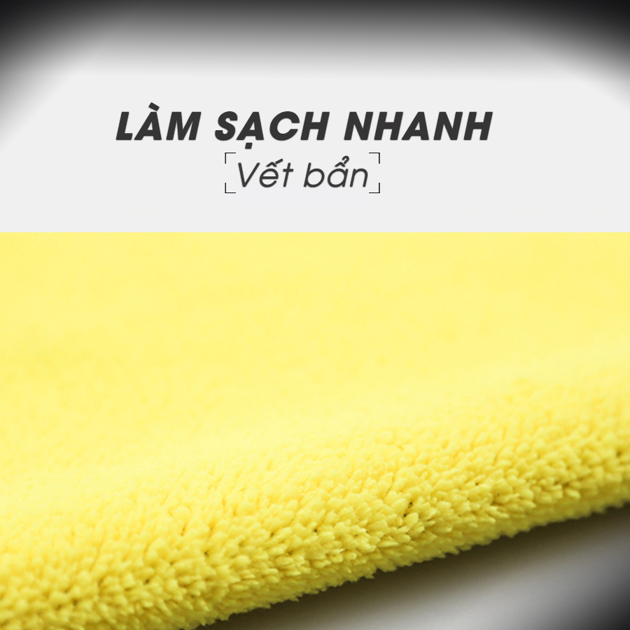 Sét 5 khăn lau xe hơi, thấm hút tốt , rửa xe, lau khô, lau sáp đánh bóng, vệ sinh các vết bẩn, kích thước 30x60cm