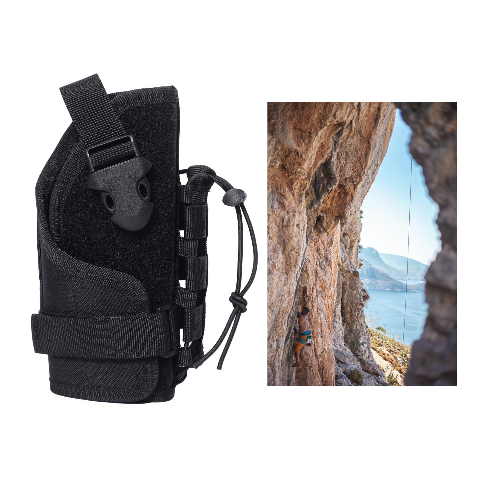 Adjustable Leg Holster Nylon Tactical Airsoft Holster w/ Magazine Pouch