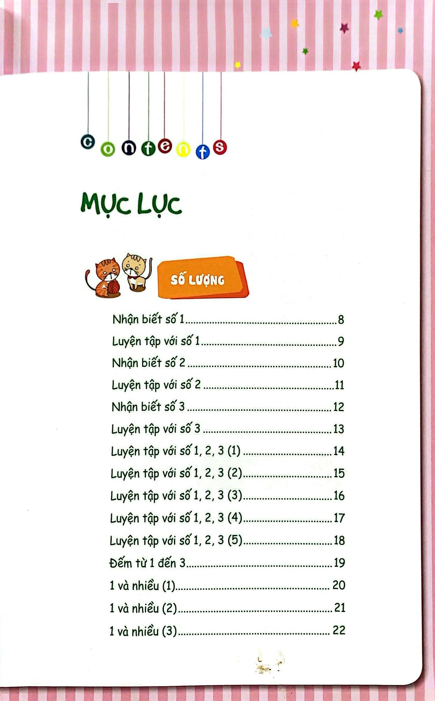 Toán Học Cho Trẻ Mẫu Giáo: Lớp Mầm 1