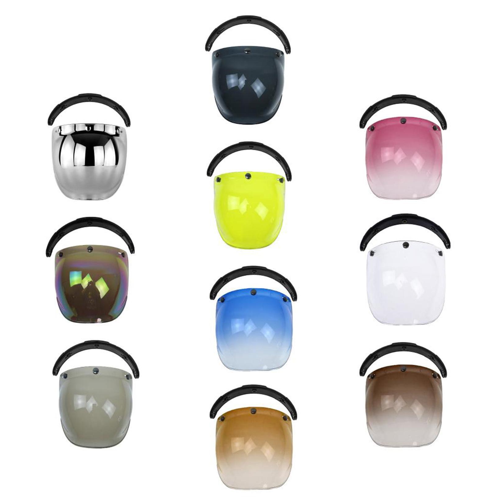 Motorcycle Bubble Visor PC Lens