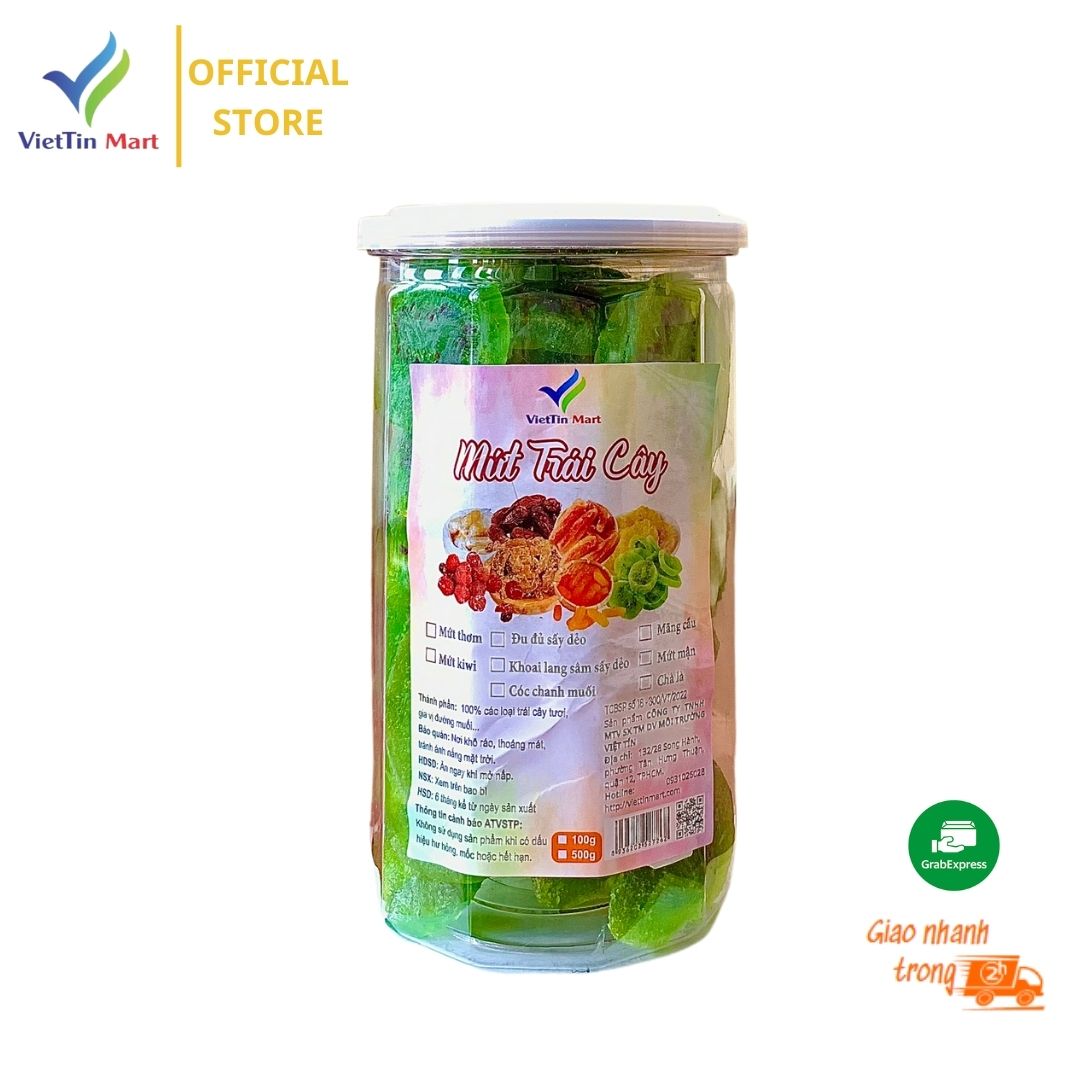 Mứt Kiwi Xanh Đà Lạt Viettinmart 500g