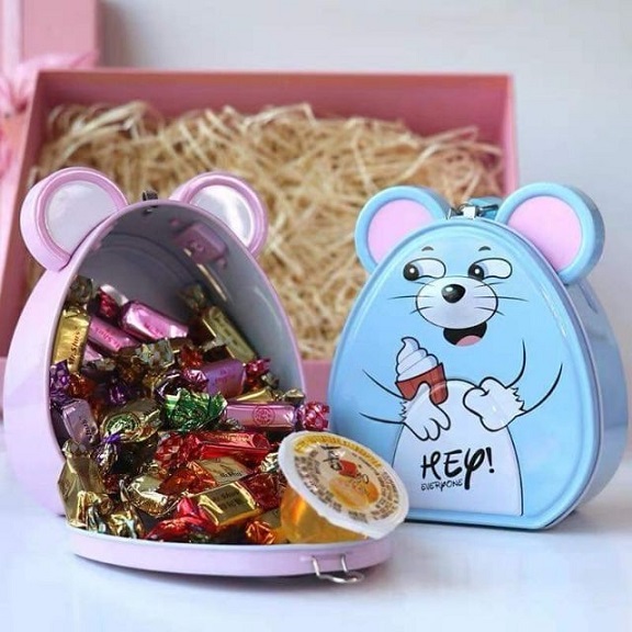 Két chuột Két sắt mini Hình Chuột siêu cute Siêu Hót BB47-KETCHUOT Quà tặng đáng yêu cho bé