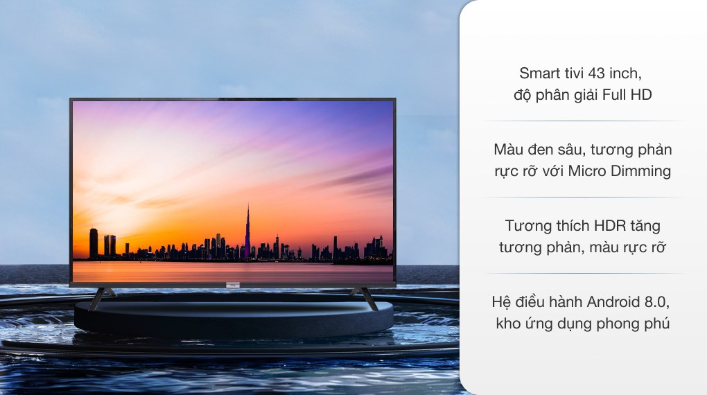 Smart Tivi TCL 43 inch Full HD L43S6100 - Hàng Chính Hãng