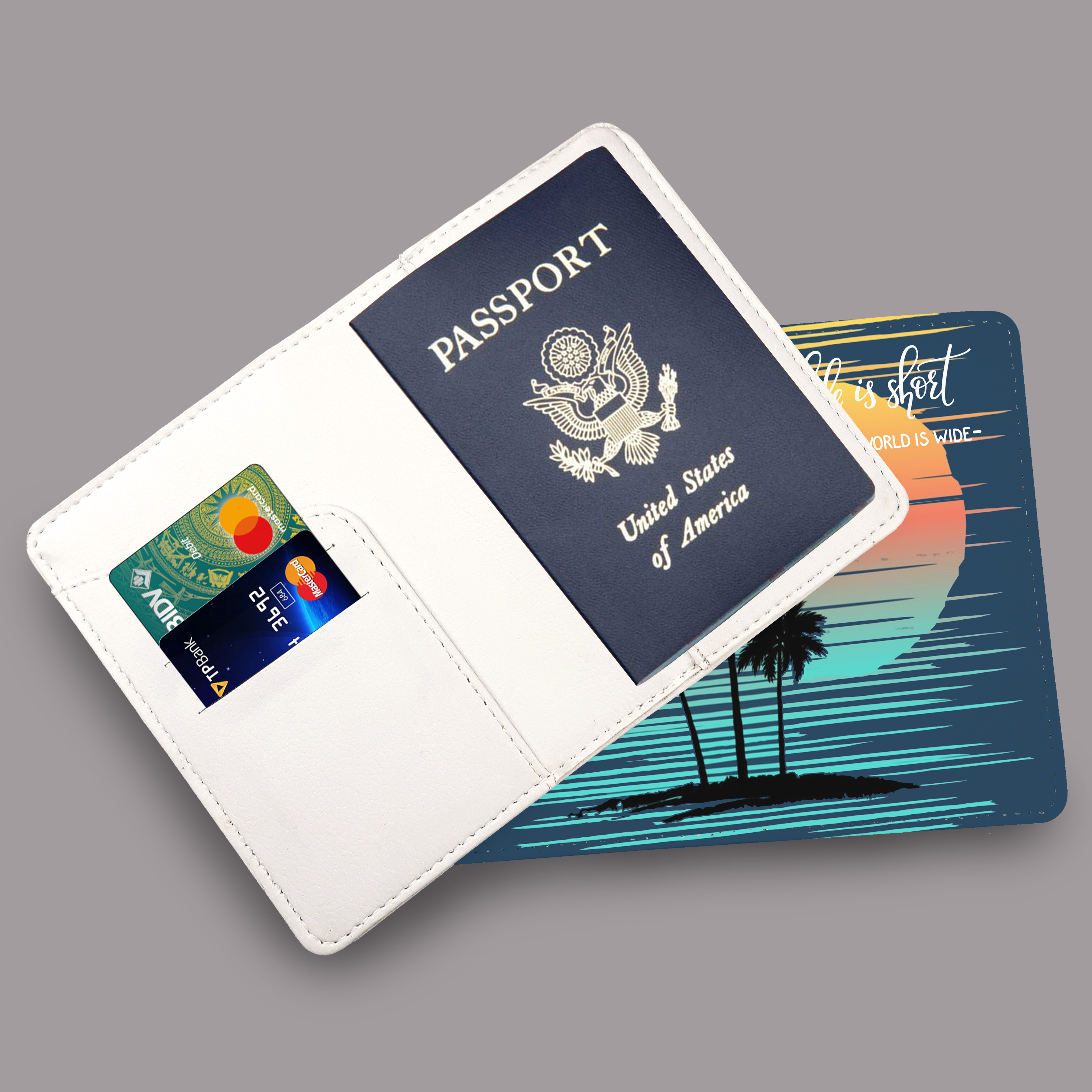 Bao Da Hộ Chiếu Du Lịch Nghệ Thuật - Ví Đựng Passport Độc Đáo - PPT073