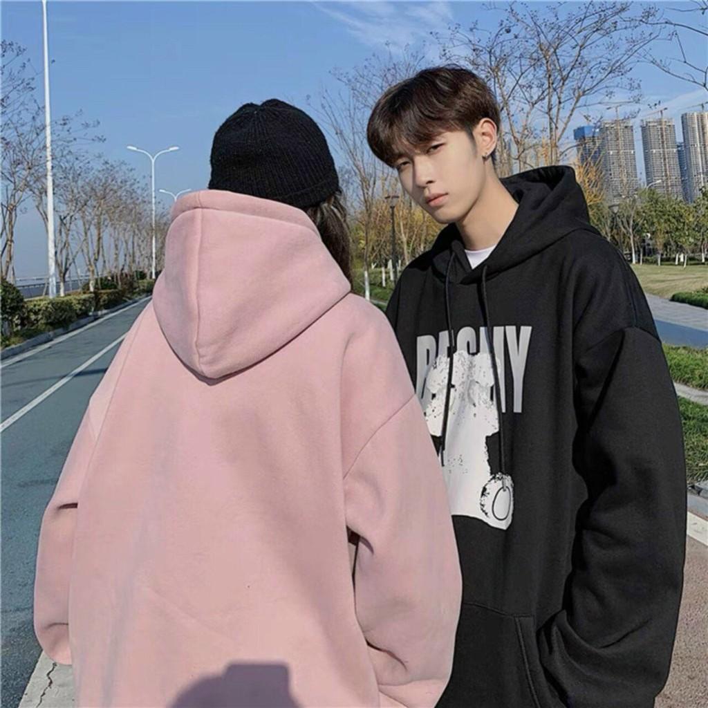 [ Ảnh Thật ] Áo hoodie nỉ bông in gấu nam nữ cặp đôi mặc siêu cute -form rộng khoác hoodie nam Unisex Hiền linh shop