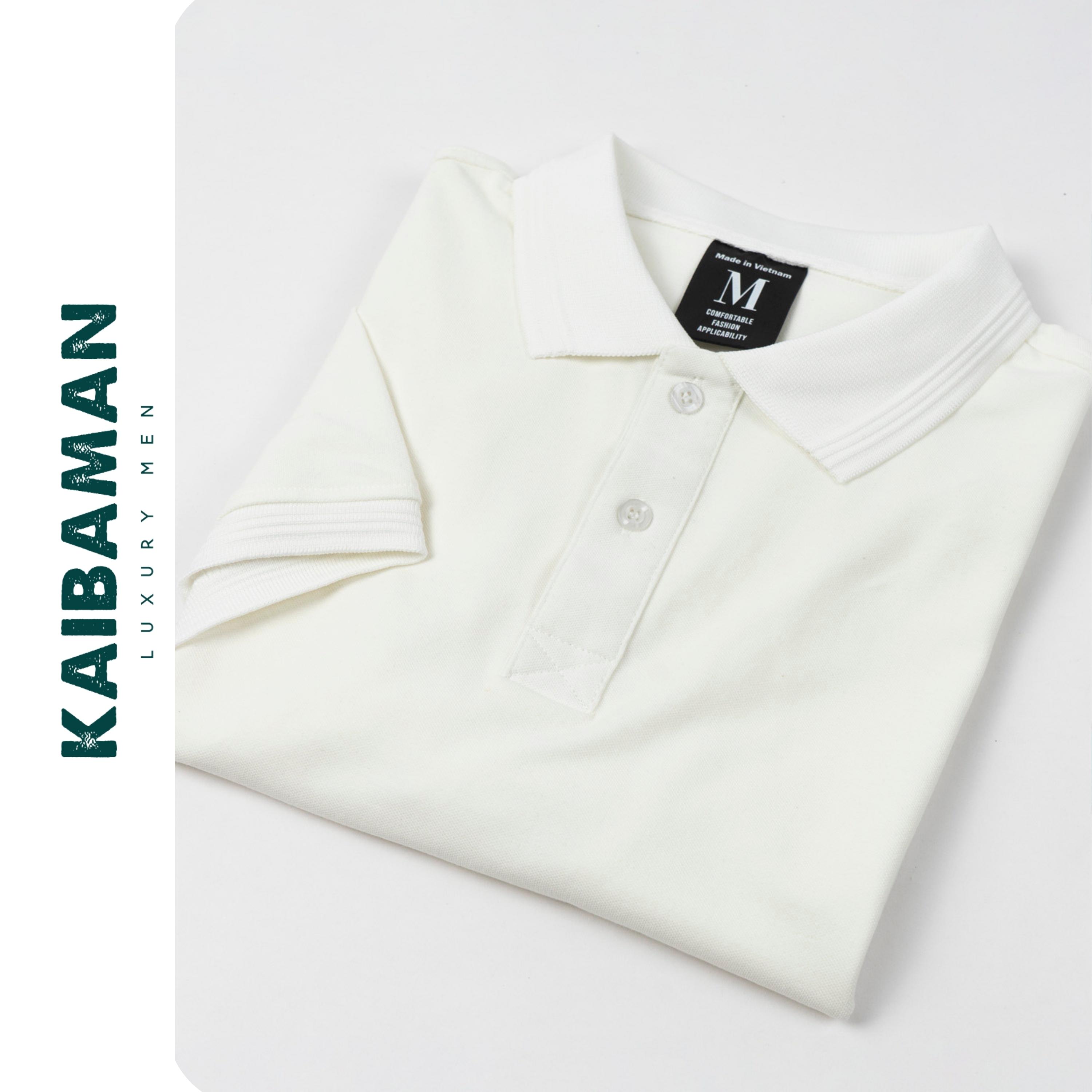 Áo Thun Polo Nam Kaibaman Cổ Bẻ Chất Vải CVC Cao Cấp Chuẩn Form Slimfit Độ Bền Cao - KAIBAMAN STORE