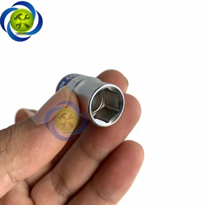 Tuýp 11mm 3/8 Kingtony 333511M loại ngắn 6 cạnh màu trắng