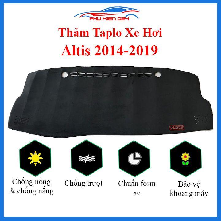 Thảm taplo Altis 2014-2015-2016-2017-2018-2019-2020-2021-2022 chống nắng nóng làm mát xe mở rộng tầm nhìn