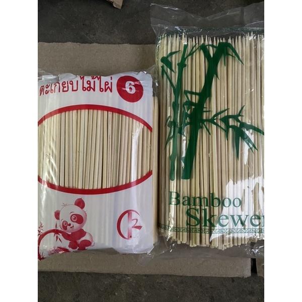 Tăm tre xiên thịt dài 15cm, 20cm đóng gói 100g