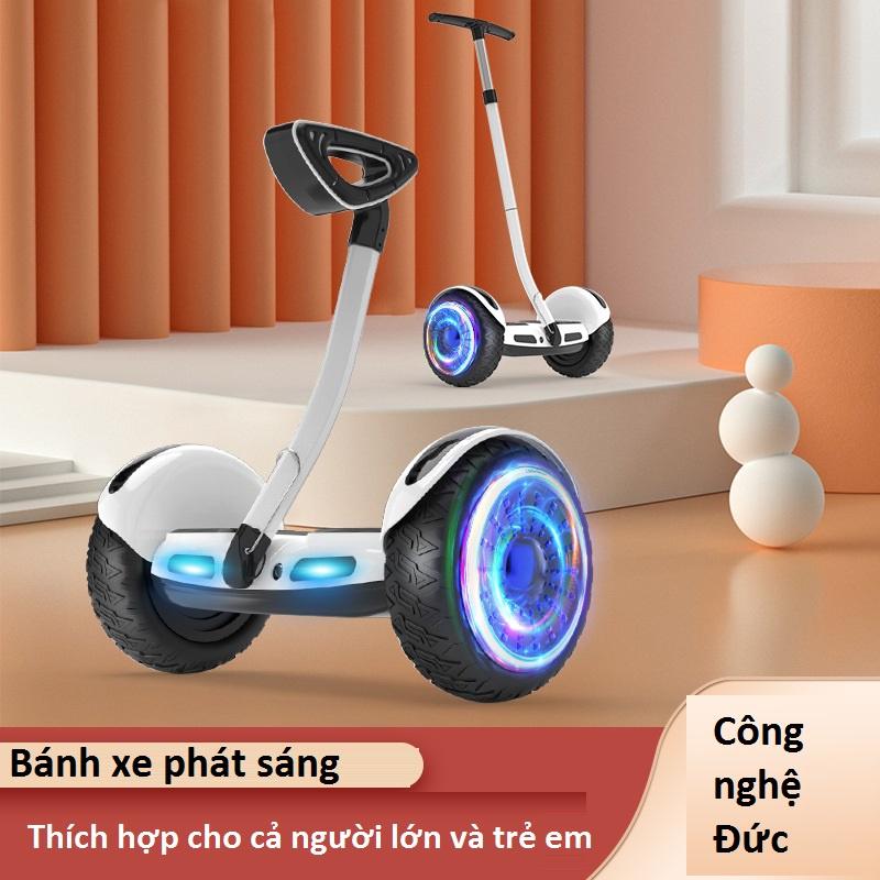 Xe cân bằng điện thông minh - bánh xe địa hình 10 inch- Tặng Kèm tay cầm {Hàng mới công ty 2022}